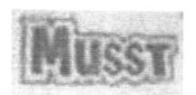 Musst (label) Device mark 1608179 Trademark