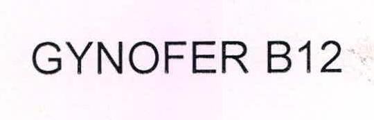 Gynofer B12 Device mark 2291217 Trademark