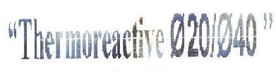 Thermoreactive 20/40 Device mark 1658480 Trademark
