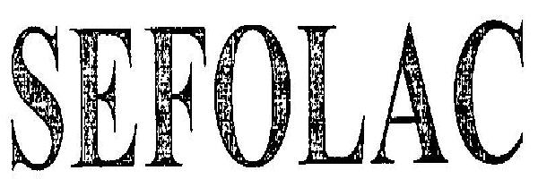Sefolac (device) Device mark 2489043 Trademark