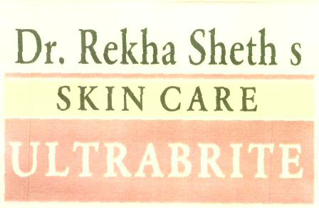 Dr. Rekha Sheth"s Skin Care Ultrabrite (label) Device mark 1591262 Trademark