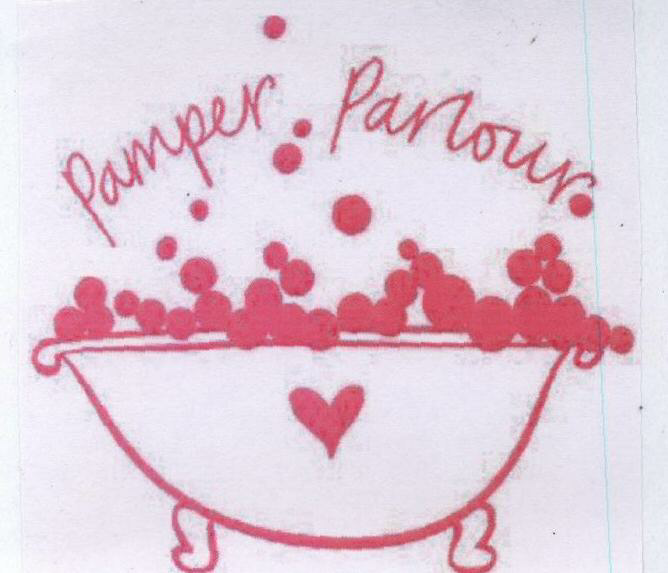 Pamper Parlour With Label Device mark 1710436 Trademark