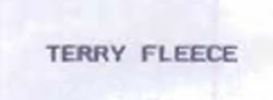 Terry Fleece Device mark 916462 Trademark