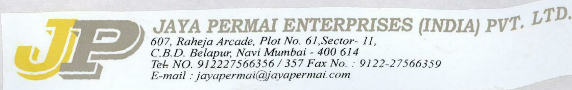 Jp Jaya Prakash Enterprises (india) Pvt. Ltd. (monogram) Device mark 1517693 Trademark