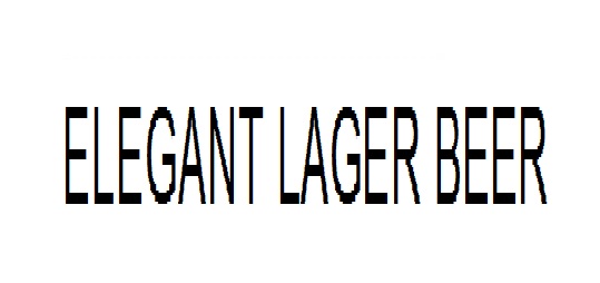Elegant Lager Beer Device mark 2290594 Trademark