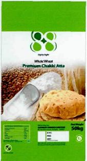 88, Premium Chakki Atta (device Of Wheat, Bread) Device mark 2757208 Trademark