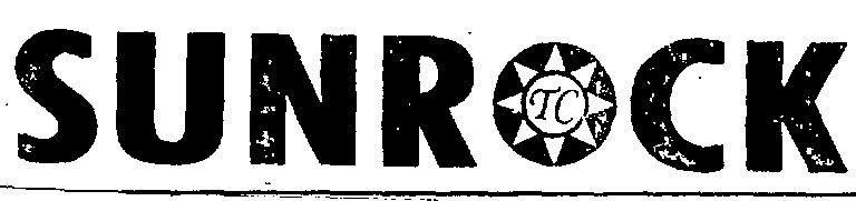 Sunrock (special Form Of Writing) Device mark 1558053 Trademark