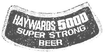 Haywards 5000 (label)super Strongbeer (label) Device mark 436744 Trademark