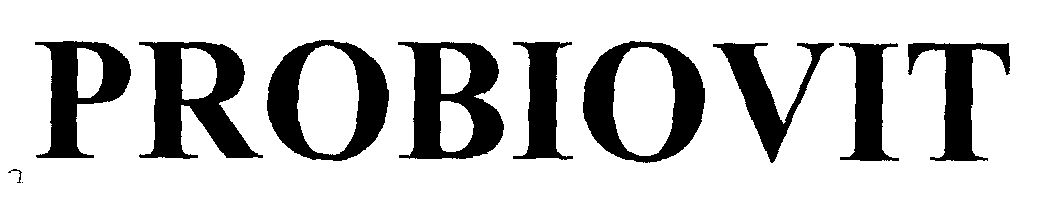 Probiovit (device Of Werttin In Heavy Character) Device mark 1479487 Trademark