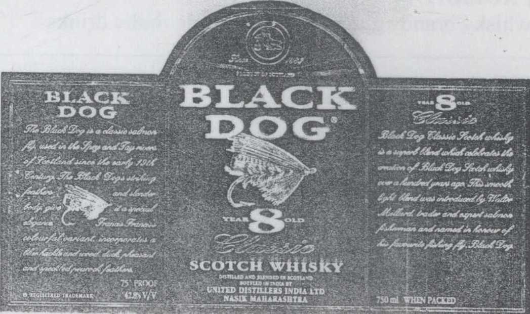 Black Dog Device mark 668379 Trademark