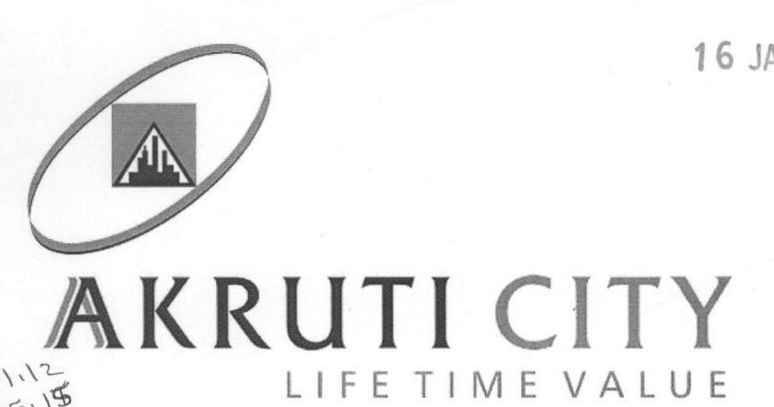 A K R U T I C I T Y (monogram) Device mark 1641916 Trademark