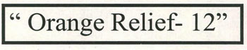 "orange Relief- 12" Device mark 2299586 Trademark