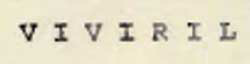 Viviril. Device mark 473305 Trademark