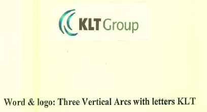 Klt Group Three Vertical Arcs With Letters Klt Device mark 2870933 Trademark
