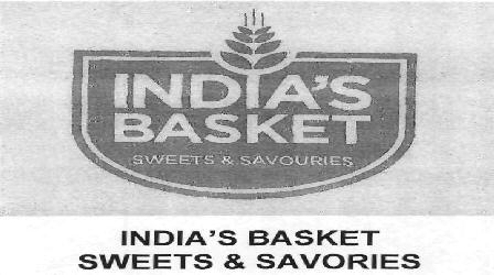 India's Basket Sweets & Savories (device) Device mark 2503721 Trademark