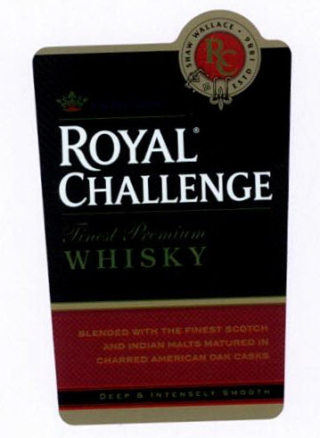 Royal Challenge Finest Premium Whisky Device mark 2980806 Trademark