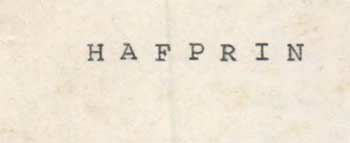 Hafprin Device mark 586765 Trademark