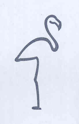 Device Of Bird Flamingo Device mark 1612203 Trademark