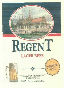 Regent Lager Beer (logo) Device mark 2802229 Trademark