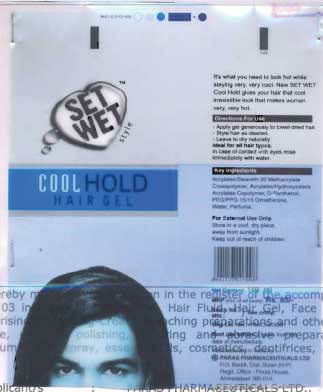 Set Wet Device mark 1519834 Trademark