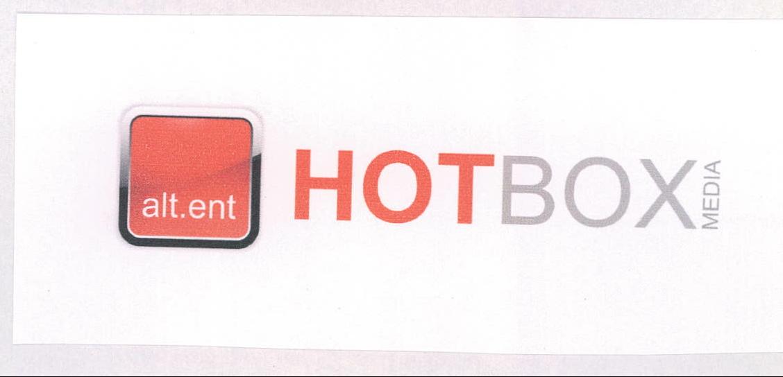 Alt. Ent Hot Box Media Device mark 2063773 Trademark