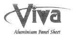 Viva Aluminium Panel Sheet (letter Written In Special Form) Device mark 1571857 Trademark