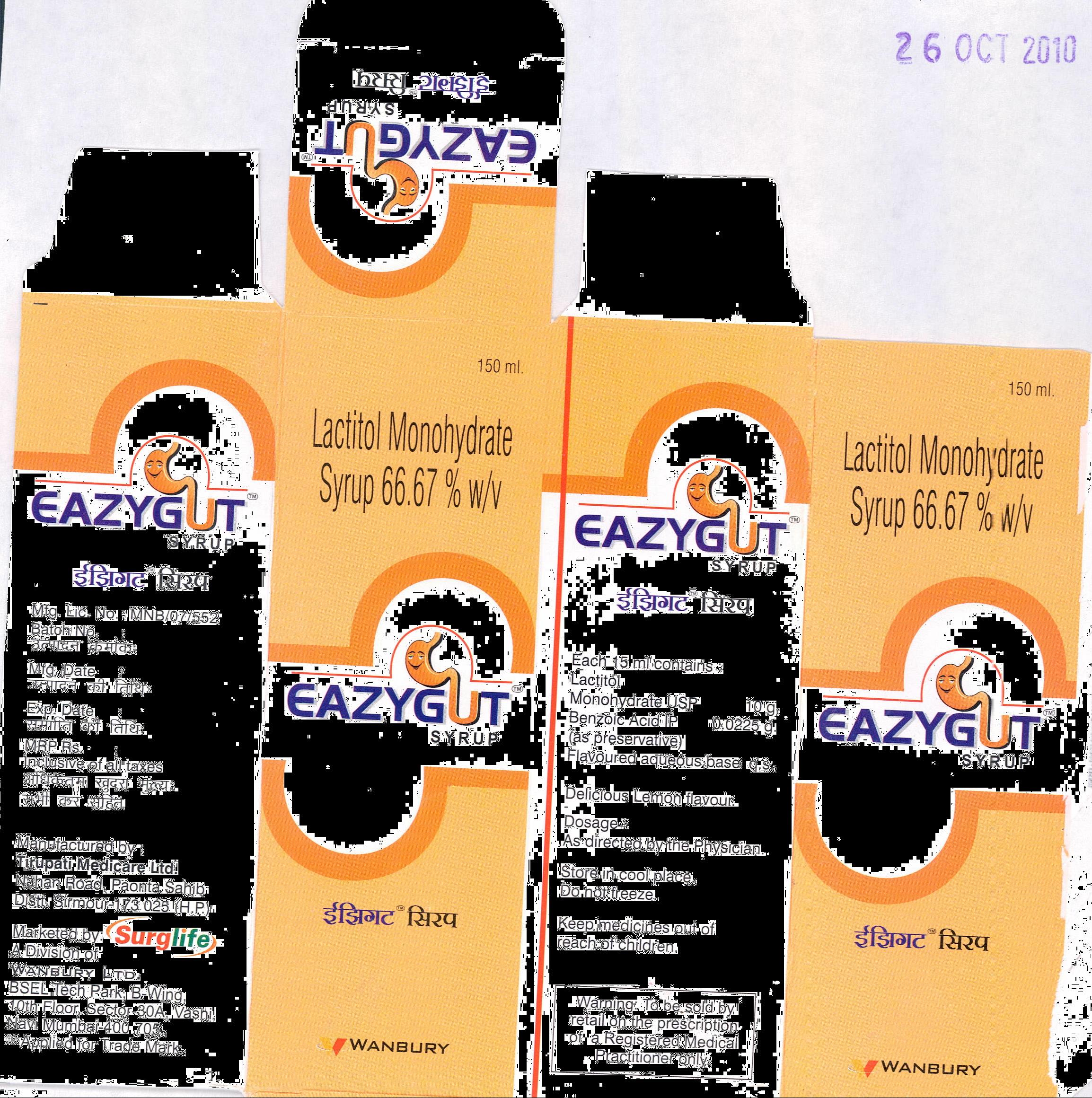 Eazygut Device mark 2044428 Trademark