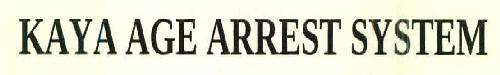 Kaya Age Arrest System Device mark 2744695 Trademark