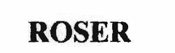 Roser Device mark 1027666 Trademark