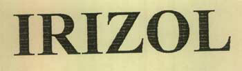 Irizol (label) Device mark 1401698 Trademark