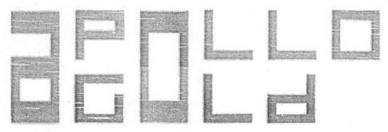 Apollo Gold (special Form Of Writing) Device mark 1593996 Trademark