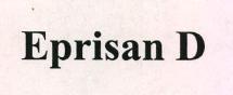 Eprisan D Device mark 2227608 Trademark