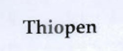 Thiopen Device mark 1096364 Trademark