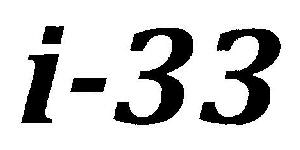 I-33 (device) Device mark 2687354 Trademark