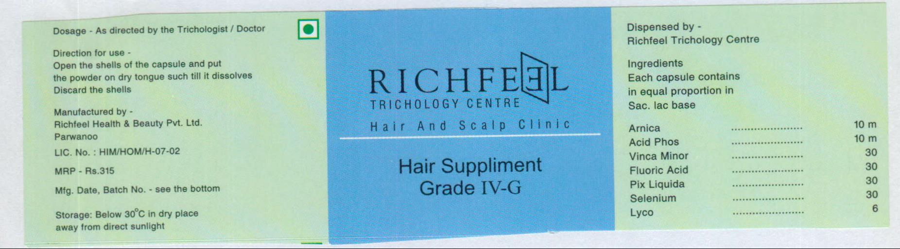Richfeel (label) Device mark 1993891 Trademark
