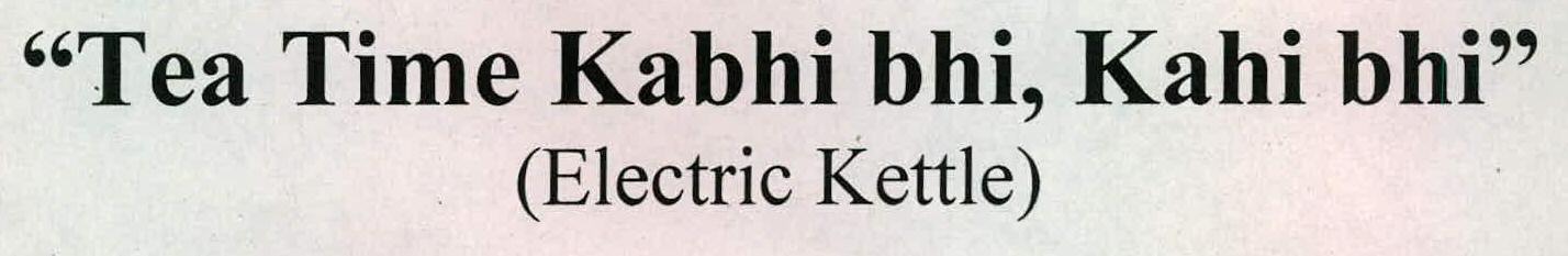 "tea Time Kabhi Bhi, Kahi Bhi" Device mark 2235868 Trademark