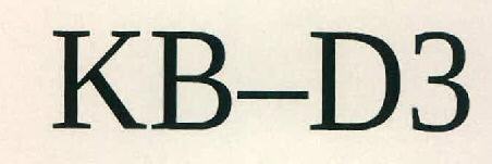 Kb-d3 Device mark 2675396 Trademark