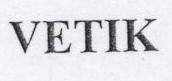 Vetik Device mark 1606006 Trademark