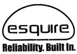 Esquire With Word Reliability. Built In. Device mark 2824293 Trademark