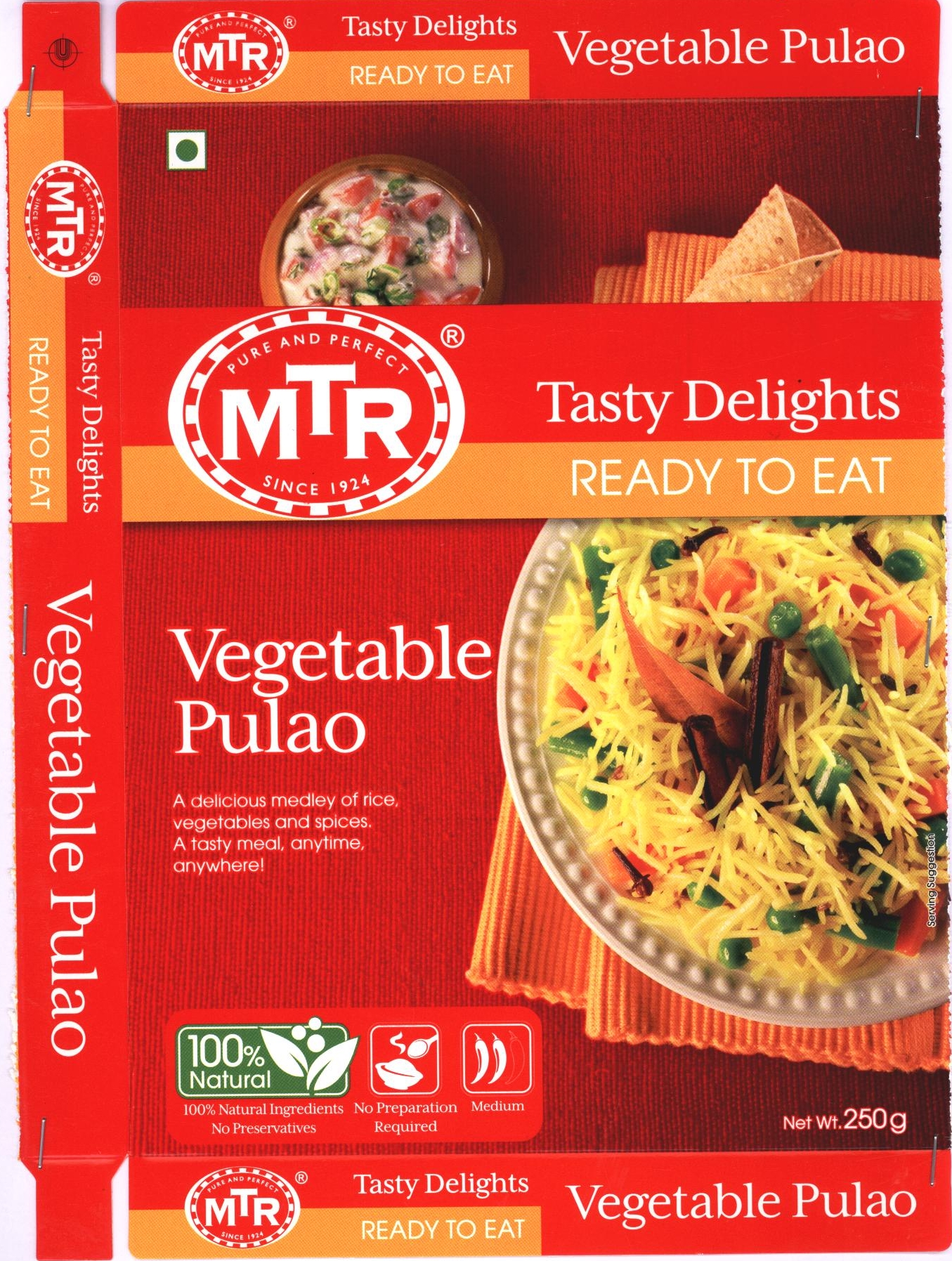 Tasty Delights Mtr Vegetable Pulao Device mark 2391504 Trademark