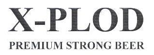 X-plod Premium Strong Beer Device mark 2071330 Trademark