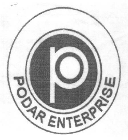 Podar Enterprise (letter "p" Device Of Circle) Device mark 1609541 Trademark