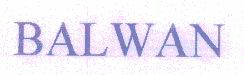 Balwan Device mark 1472901 Trademark