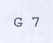 G 7 (device) Device mark 1767715 Trademark