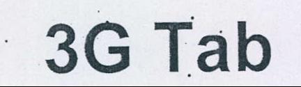 3g Tab Device mark 2156641 Trademark
