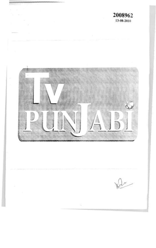 Tv Punjabi Device mark 2008962 Trademark