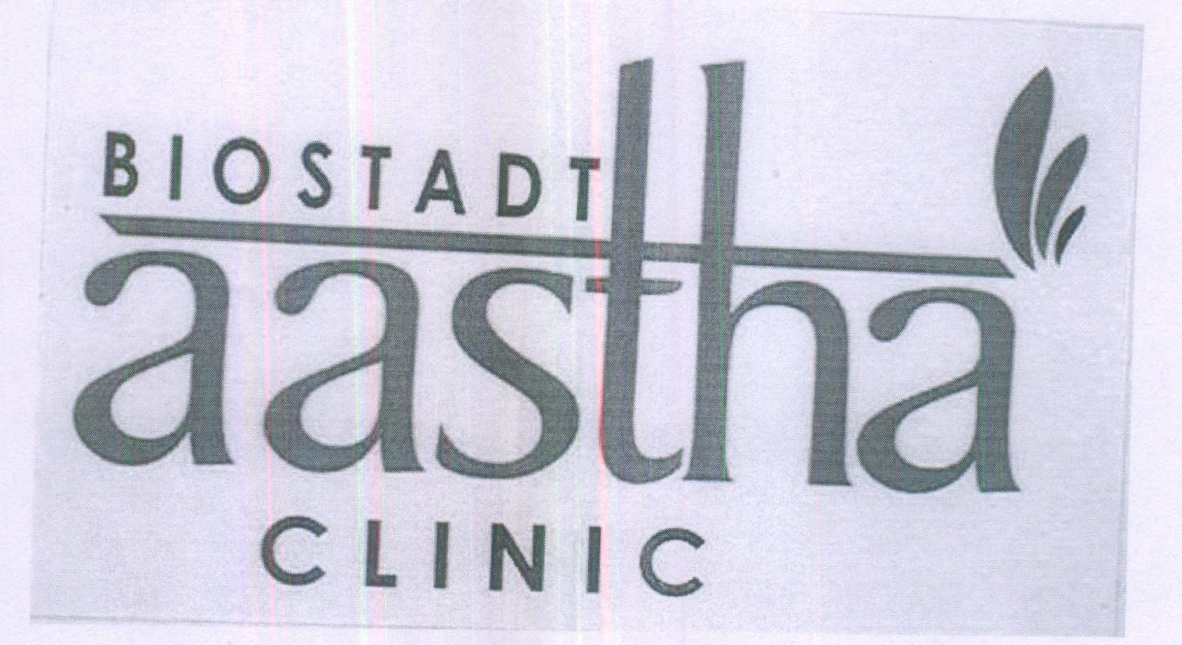 Biostadt Aastha Clinic (label) Device mark 1328780 Trademark