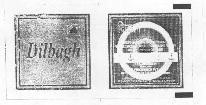 Dilbagh (label) Device mark 769819 Trademark