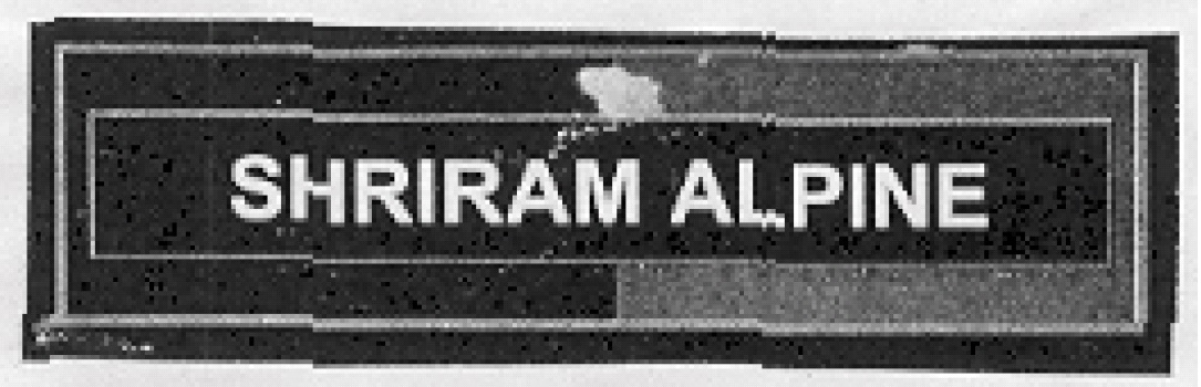 Shriram Alpine (label) Device mark 1145953 Trademark
