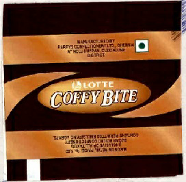 Lotte Coffy Bite (label) Device mark 1364709 Trademark